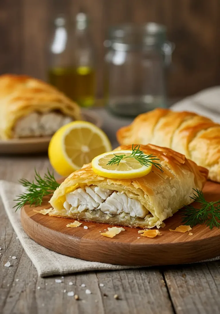 Fish Wrapped in Filo Recipe