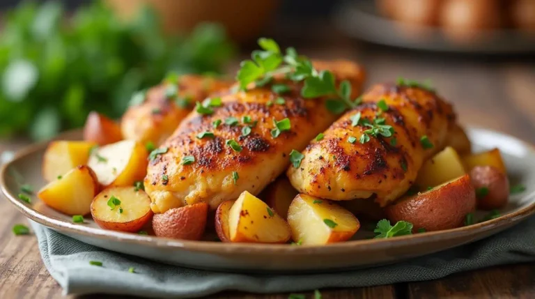 slow cooker chicken and potatoes