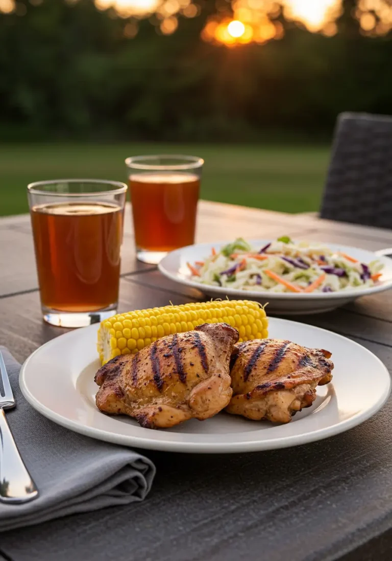 chicken thighs on pellet grill